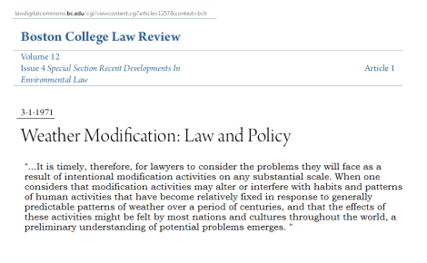 1971 weather modification law