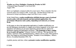 Weather as a Force letter 2008 to commoditites
